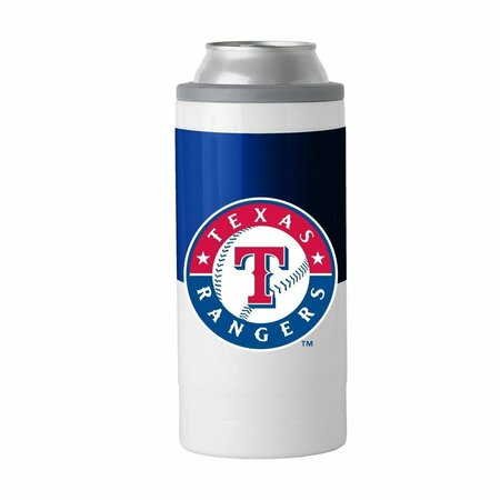 LOGO CHAIR 12 oz Major League Baseball Texas Rangers Colorblock Slim Can Coolie 529-S12C-11